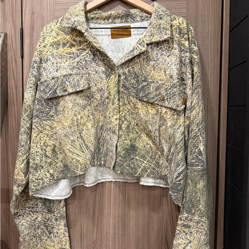 Tribe Kelley Camo Button Up